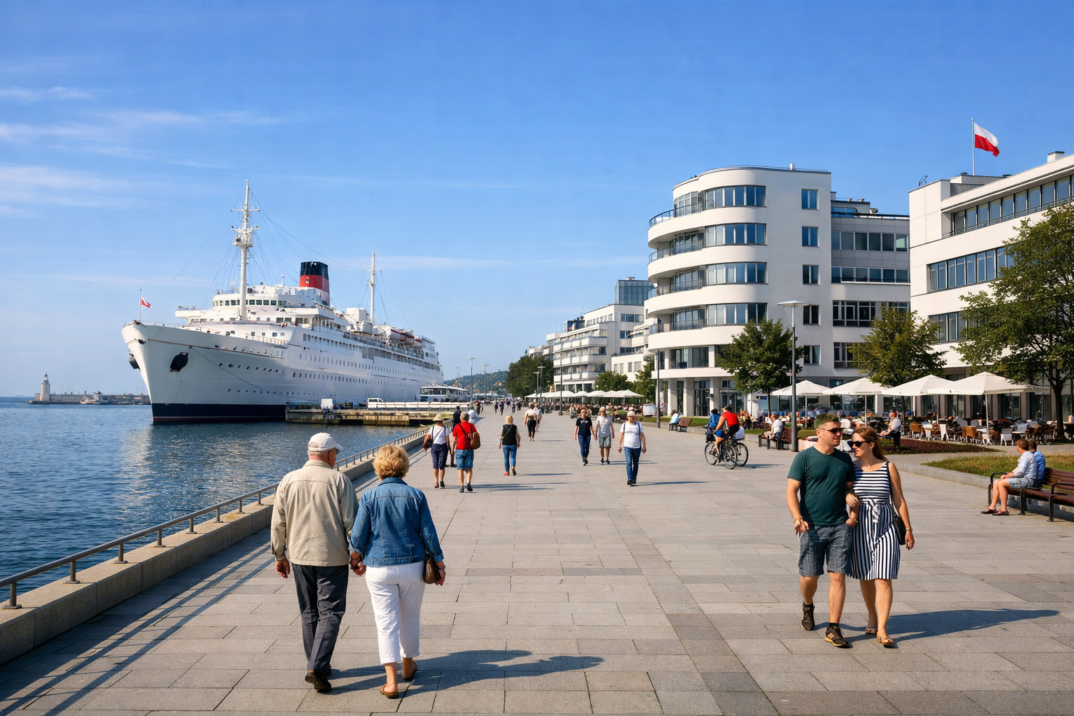 Gdynia – klif Orłowo i nabrzeże nad Bałtykiem